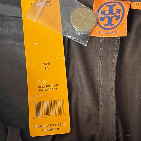 Tory Burch Patsy Pants size 14 NWTS - Picture 5 of 8